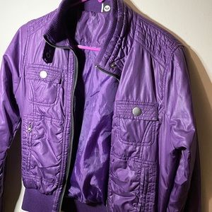 Brand New Roxy Leather Suede Coat